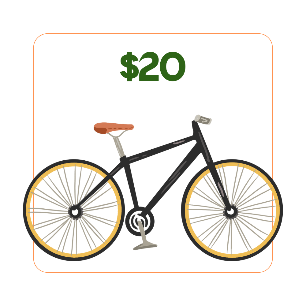 $20 - Bicycle Package